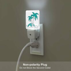 Night Light, A Drawing Of Two Palm Trees On A White Background. -Nuas Diy Shop f8110ccecd1f3541cae3fd906d8609a24db70582