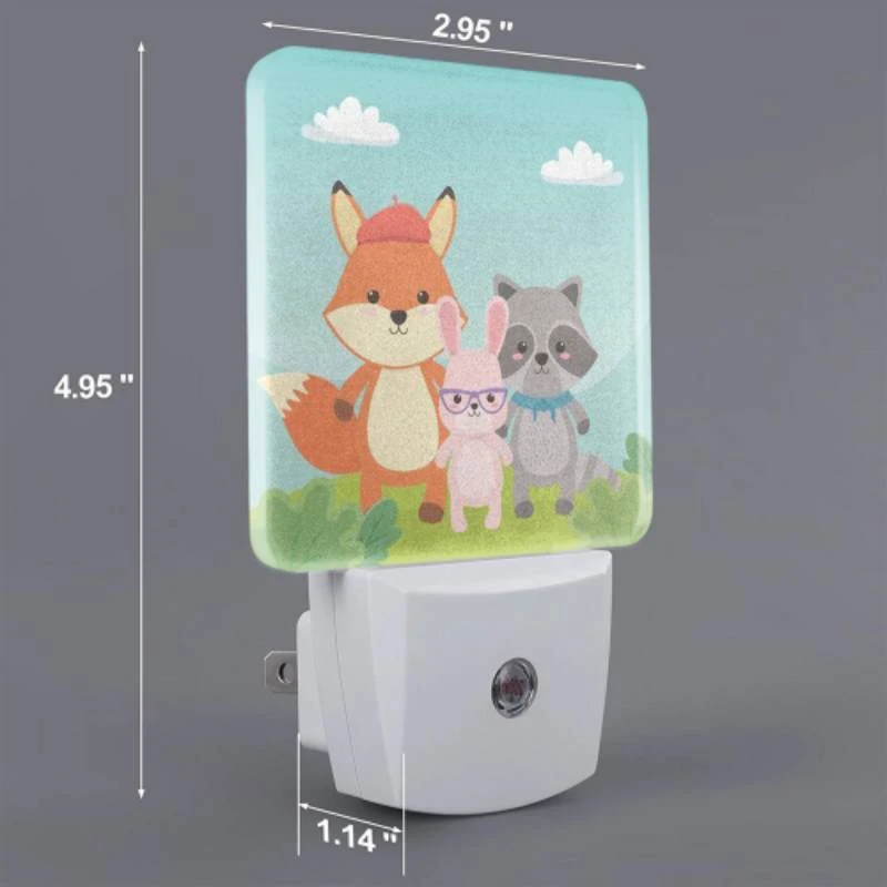 Night Light Set of 2, A fox Night Light Set Of 2, A Fox -Nuas Diy Shop f82ba97fb73e56322cc3a7d77ecbe0e97aaa4c41