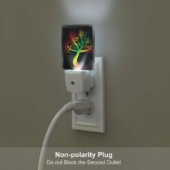 Night Light Set Of 2, A Colorful Tree With A Rainbow Colored Trunk. -Nuas Diy Shop f95b4360832e3268d9d14e9c04b29cb4f0c196f3