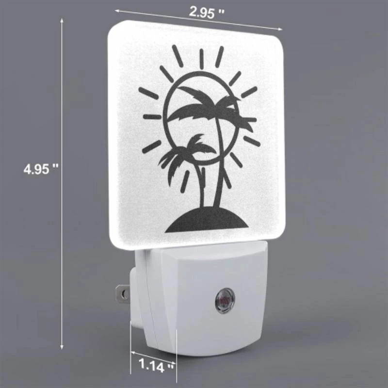 Night Light, A sun with a palm tree in the background. Night Light, A Sun With A Palm Tree In The Background. -Nuas Diy Shop f9784697ab83cb8950f69a0cb3a7917252952838