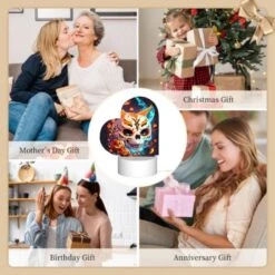 Love Acrylic Night Light, A Skull With A Pumpkin Face And A Cat Face. 9 Love Acrylic Night Light, A Skull With A Pumpkin Face And A Cat Face. -Nuas Diy Shop f992599b996f3b7d65d61b9f2448894613733c0a