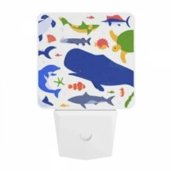 Night Light, A Colorful Cartoon Of Various Sea Creatures. 9 Night Light, A Colorful Cartoon Of Various Sea Creatures. -Nuas Diy Shop f9a2180b649532fd8b54d1397c8084b1c5047a33