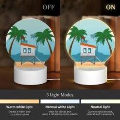 Round Acrylic Night Light, A Small White House With A Red Roof Is Situated On A Sandy Beach. 4 Round Acrylic Night Light, A Small White House With A Red Roof Is Situated On A Sandy Beach. -Nuas Diy Shop fb1b0df0bd19f877a1eb8da2b6f16752b2bec5d9