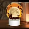 Round Acrylic Night Light, A Spooky Halloween Scene With A Full Moon And Bats. 2 Round Acrylic Night Light, A Spooky Halloween Scene With A Full Moon And Bats. -Nuas Diy Shop fba789677ea1921f15e55919d0bd3a829a0a592b