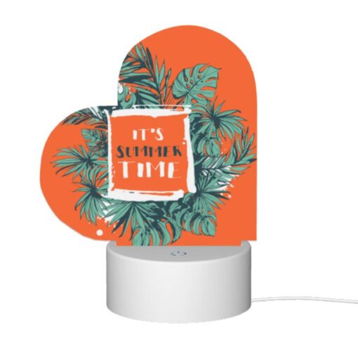 Love Acrylic Night Light, A Colorful Poster With The Words "It's Summer Time" Written On It. -Nuas Diy Shop fbd2b9b336a98a5a2296c0117f76d3cd0434854c
