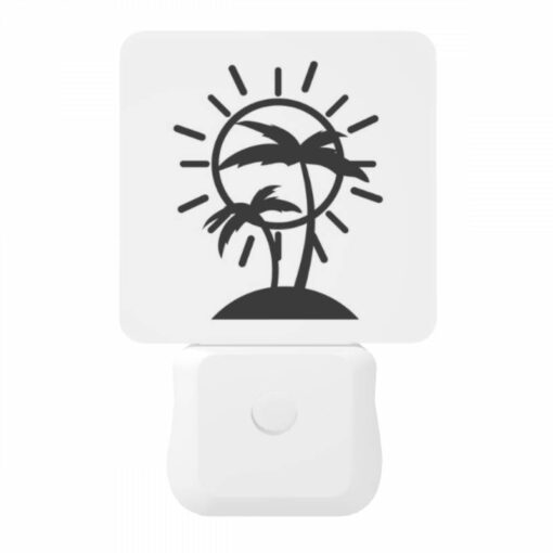 Night Light, A Sun With A Palm Tree In The Background. -Nuas Diy Shop fc20d28a47471c8e623cb00c577cf9d89361832c