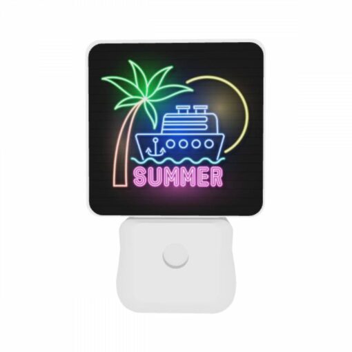 Night Light Set Of 2, A Neon Sign That Says "Summer" With A Boat On It. -Nuas Diy Shop fc38e14d79dd0176f2797746b1eb6ca26182890e