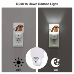 Night Light Set Of 2, A Cat And A Dog Are Sitting Next To Each Other. -Nuas Diy Shop fc3b7ce27d0096b6b21227844fd4c22dbe4ddb16