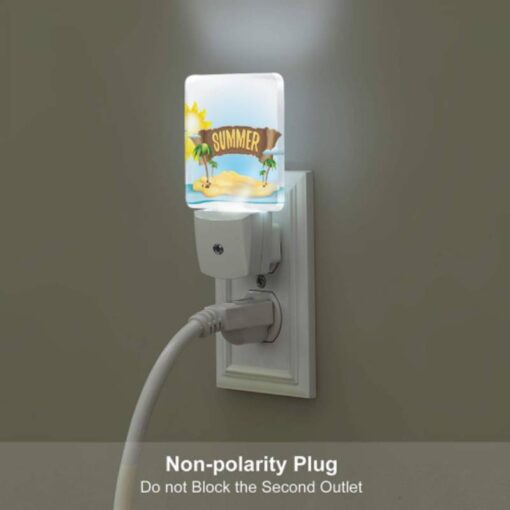 Night Light Set Of 2, A Sign That Says "Summer" On A Beach. -Nuas Diy Shop fc8cd667a096a2d7ce276d58e8cd4087d584b771