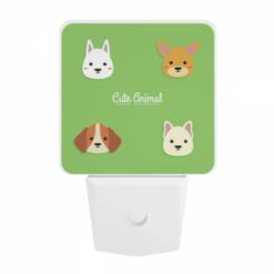 Night Light, Four Different Animal Stickers Are Shown On A Green Background. -Nuas Diy Shop fcd4f60f41a7bb44d8fdd9d5c86d52103864441d