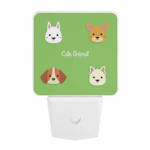 Night Light, Four Different Animal Stickers Are Shown On A Green Background. -Nuas Diy Shop fcd4f60f41a7bb44d8fdd9d5c86d52103864441d
