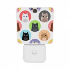 Night Light Set Of 2, A Collection Of Cat Images In Various Colors. -Nuas Diy Shop fd0c96130be7d9c835669b58ed0080b341093ca4