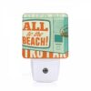 Night Light, A Retro-style TV Advertises A Beach Park. -Nuas Diy Shop fd3bfb69ea4232a1daf2abbc0a9ddac5978922fa