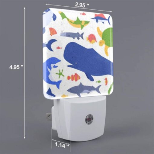 Night Light, A Colorful Cartoon Of Various Sea Creatures. -Nuas Diy Shop fdcd9a2b617d2d875af48b886a667dee6816f298