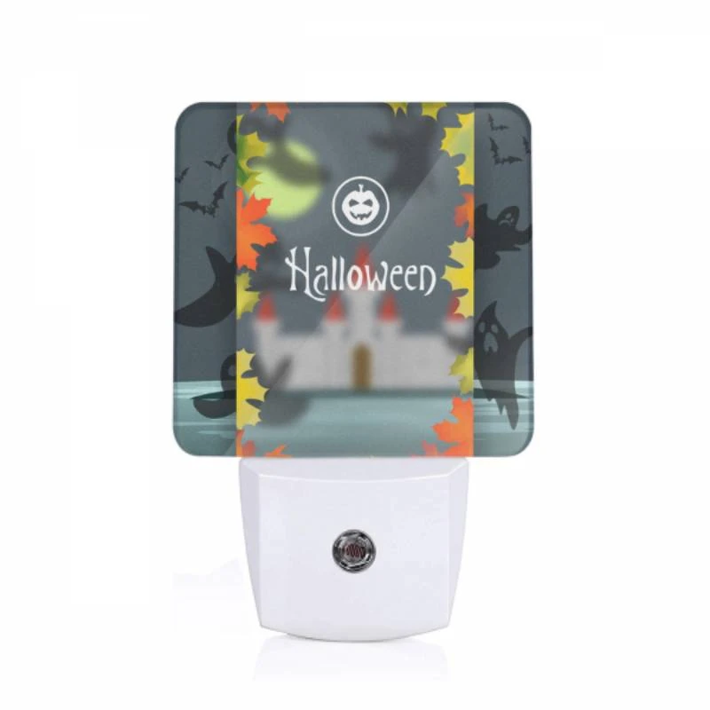 Night Light, A Halloween poster with a castle and bats. Night Light, A Halloween Poster With A Castle And Bats. -Nuas Diy Shop fdf4725efd0b5e771f7d914701fa02079d5d5a23