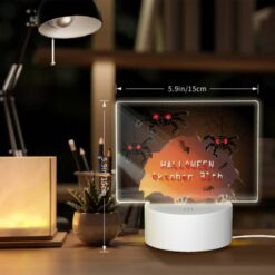 Rectangular Acrylic Night Light, A Poster For Halloween On October 31st. -Nuas Diy Shop ff0e8e225d0bd37d749ae3ebc3c00f60dfccc951