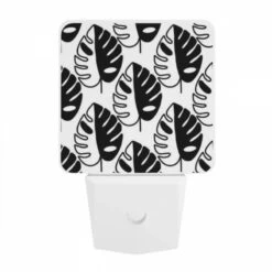 Night Light, A Pattern Of Leaves With A Black And White Background. 9 Night Light, A Pattern Of Leaves With A Black And White Background. -Nuas Diy Shop ff1fc94bce12ad26f1413a5a9461e35e68101112