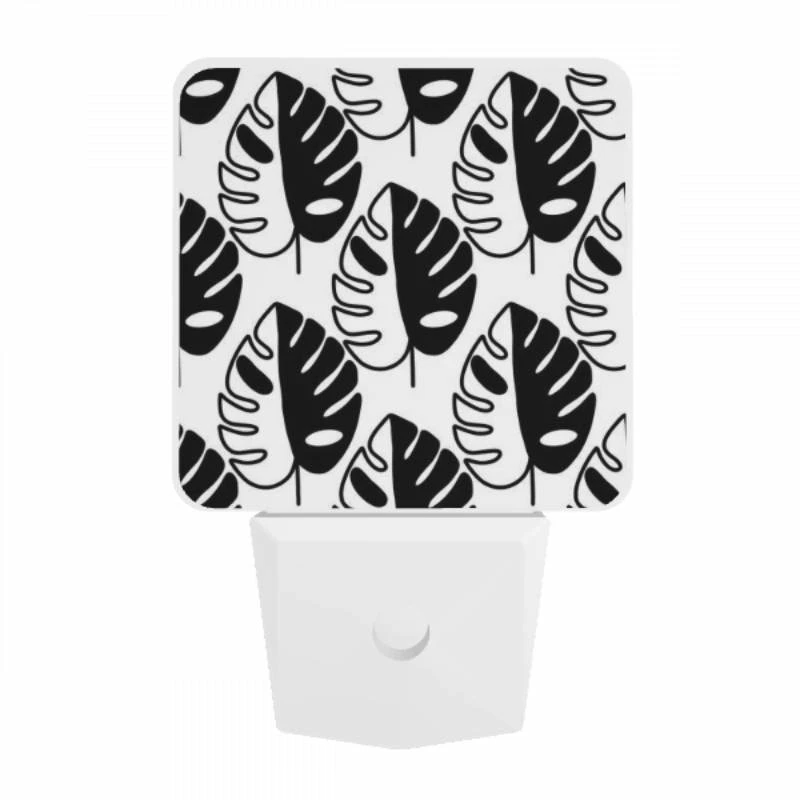 Night Light, A pattern of leaves with a black and white background. Night Light, A Pattern Of Leaves With A Black And White Background. -Nuas Diy Shop ff1fc94bce12ad26f1413a5a9461e35e68101112