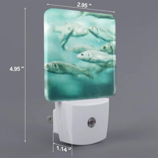 Night Light, A School Of Fish Swimming In The Ocean. -Nuas Diy Shop ff3fbd08596c2f6a5684ba67de2217cc2193b446