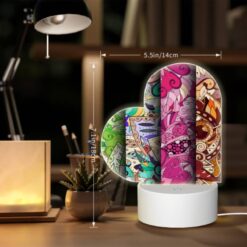 Love Acrylic Night Light, Four Different Colored Designs Of Swirls And Patterns. -Nuas Diy Shop ff466880099a8de8632978a69973584a27627fcd